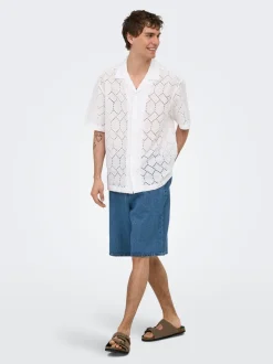 ONSREMI Średni stan Krój wide leg Szorty