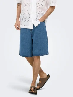 ONSREMI Średni stan Krój wide leg Szorty