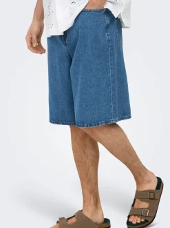 ONSREMI Średni stan Krój wide leg Szorty