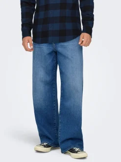 ONSREMI Średni stan Krój wide leg Stretch Jeans