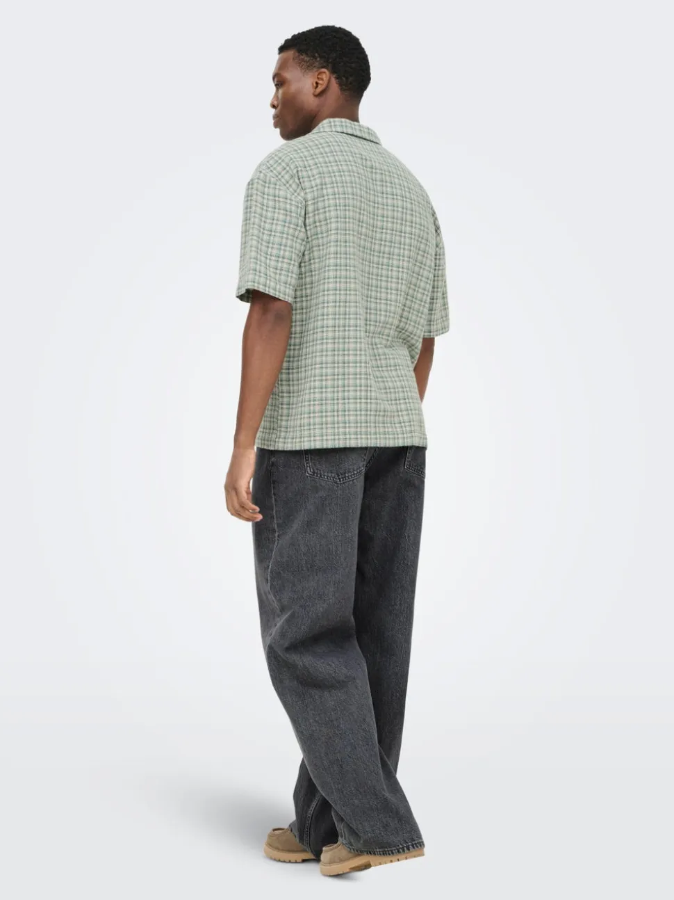 ONSREMI Średni stan Krój wide leg Jeans