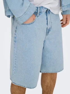 ONSREMI Średni stan Krój wide leg Szorty