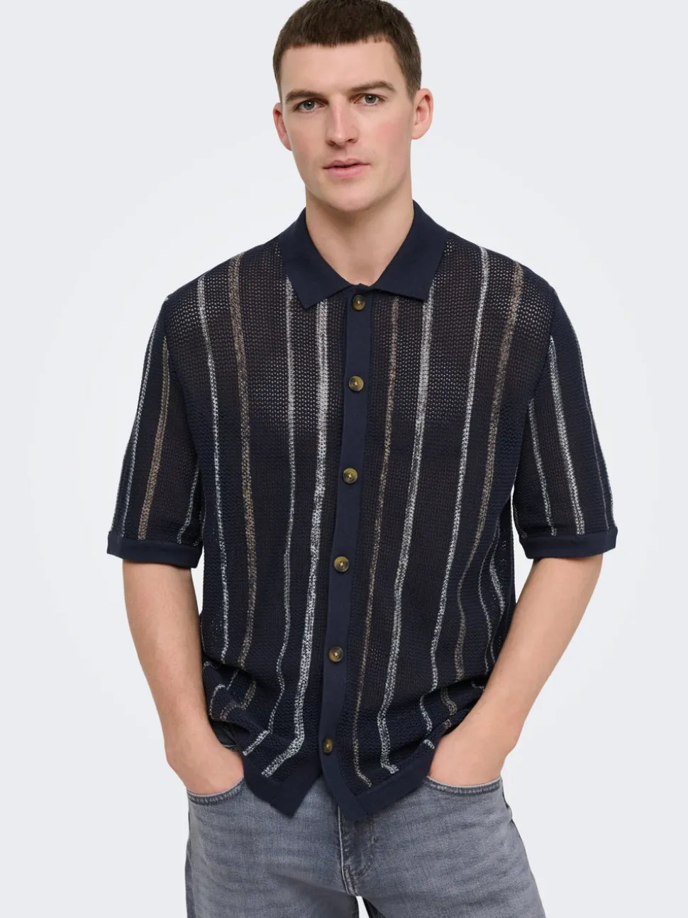 ONSTOBBY Dzianinowa koszulka polo