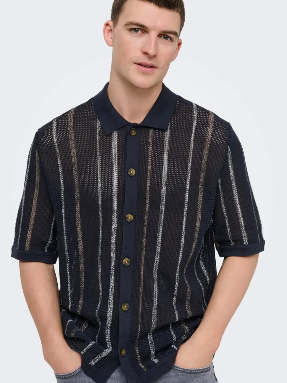 ONSTOBBY Dzianinowa koszulka polo