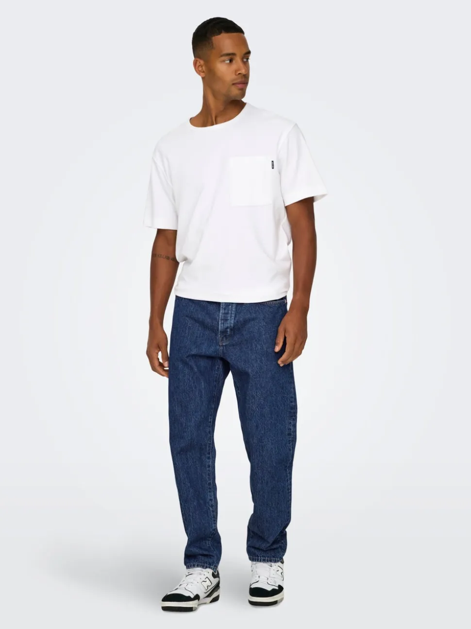 ONSTYE Wysoki stan Luźno dopasowane Jeans