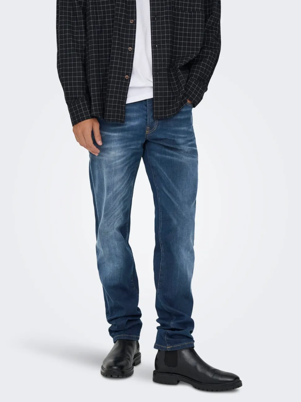 ONSWEFT Średnia talia Krój regularny Jeans