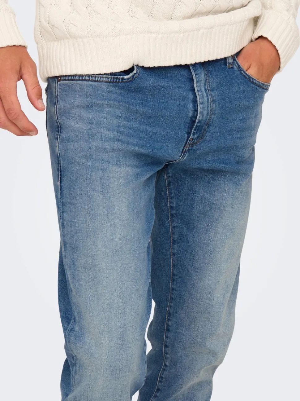 ONSWEFT Średnia talia Krój regularny Jeans