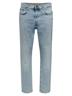 ONSYOKE Średni stan Krój tapered Jeans