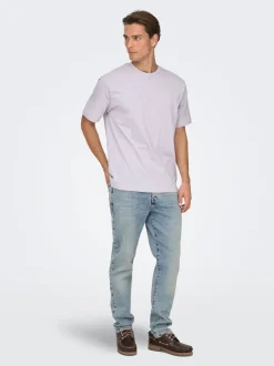 ONSYOKE Średni stan Krój tapered Jeans