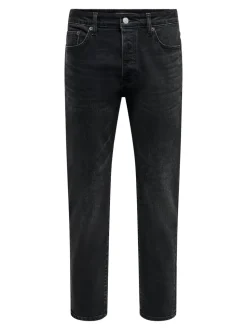 ONSYOKE Średni stan Krój tapered Stretch Jeans