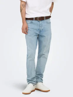 ONSYOKE Średni stan Krój tapered Stretch Jeans