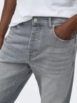 ONSYOKE Średni stan Krój tapered Stretch Jeans