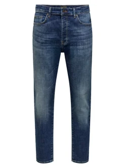 ONSYOKE Średni stan Krój tapered Jeans