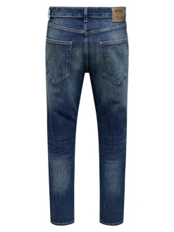 ONSYOKE Średni stan Krój tapered Jeans