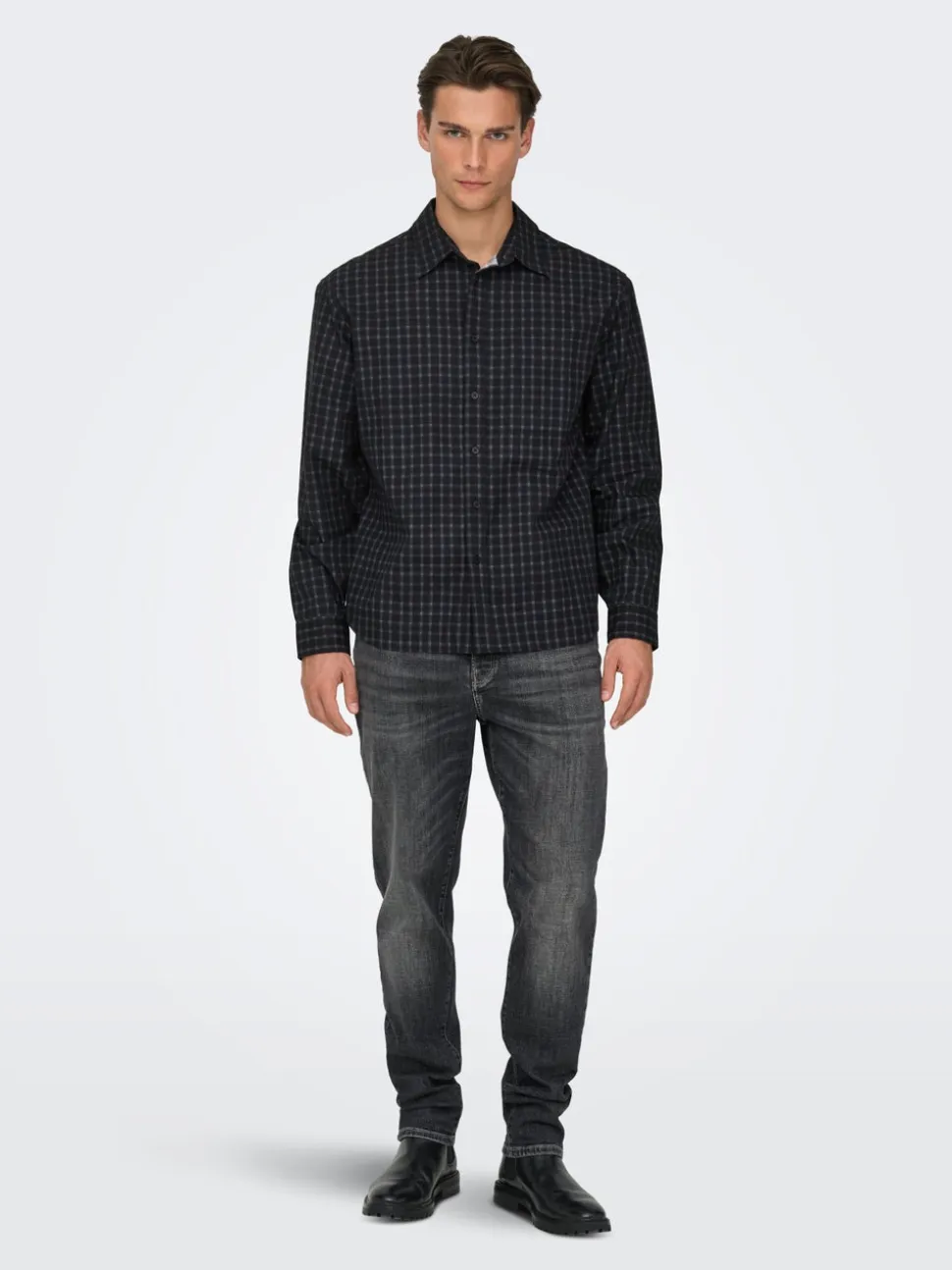 ONSYOKE Średni stan Krój tapered Jeans