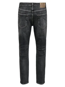 ONSYOKE Średni stan Krój tapered Jeans