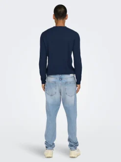 ONSYOKE Średnia talia Krój tapered Jeans