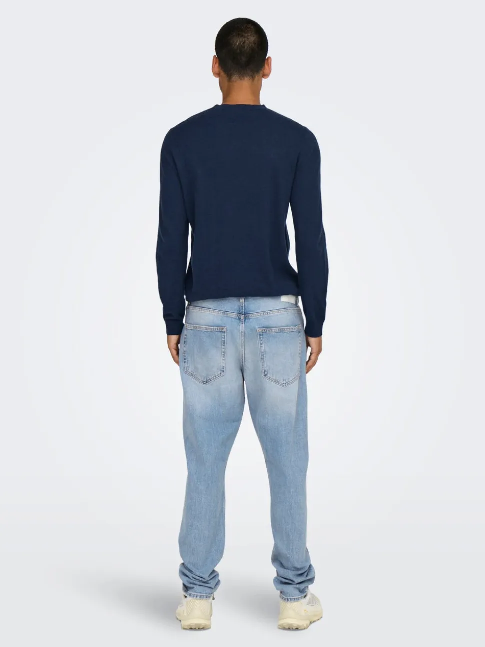 ONSYOKE Średnia talia Krój tapered Jeans