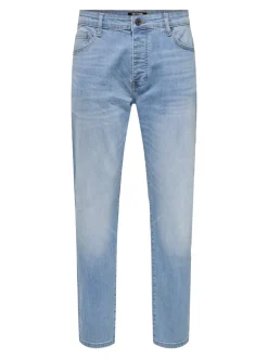 ONSYOKE Średnia talia Krój tapered Jeans