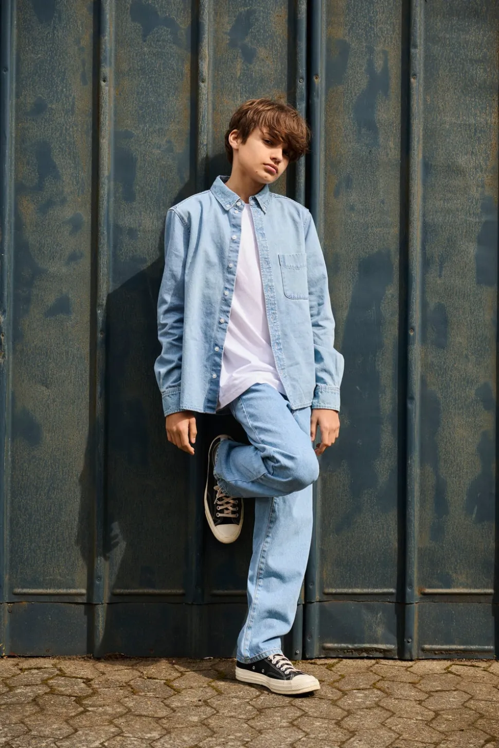 OSJFADE Średni stan Luźno dopasowane Jeans