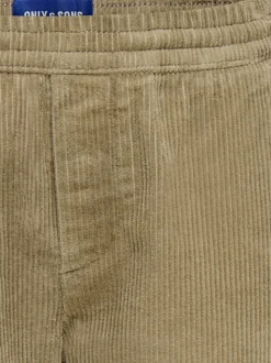 OSJLINUS Krój tapered Corduroy Spodnie