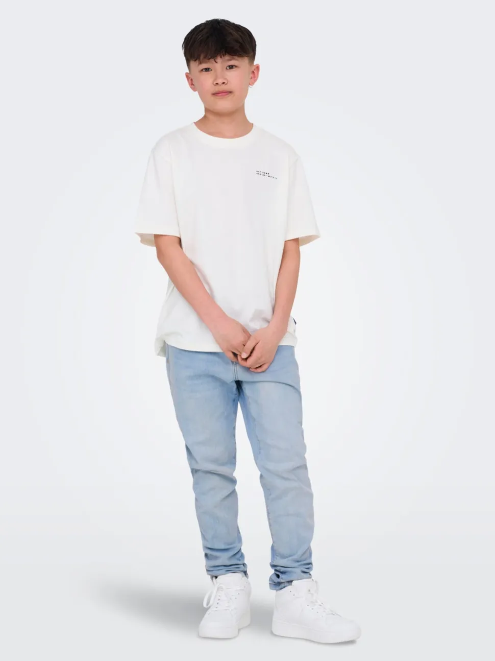 OSJYOKE Średni stan Krój tapered Jeans
