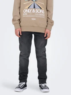 OSJYOKE Średni stan Krój tapered Jeans